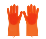 Housework Kitchen Cleaning Sillicone Bristle Gloves