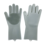 Housework Kitchen Cleaning Sillicone Bristle Gloves