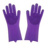 Housework Kitchen Cleaning Sillicone Bristle Gloves