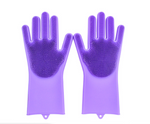 Housework Kitchen Cleaning Sillicone Bristle Gloves