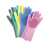 Housework Kitchen Cleaning Sillicone Bristle Gloves