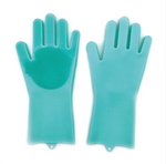 Housework Kitchen Cleaning Sillicone Bristle Gloves