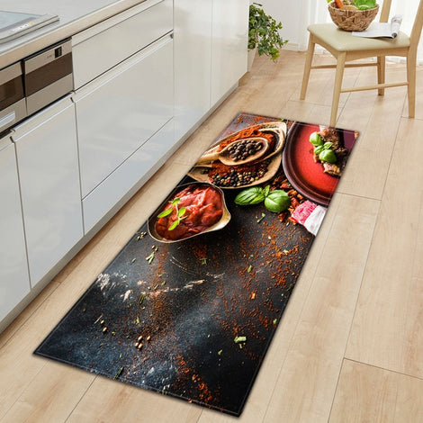Modern Style Anti-Slip Living Room Rug Kitchen & Home Entrance Doormat 100% Polyester Floor Mat