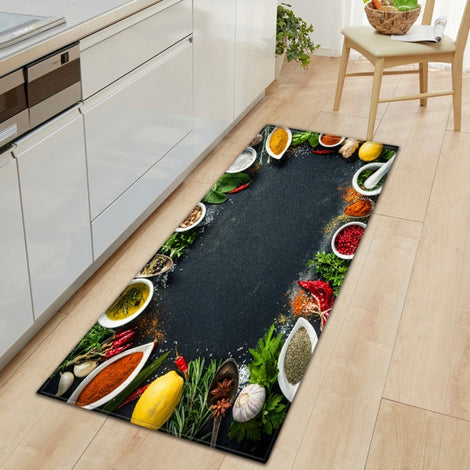 Modern Style Anti-Slip Living Room Rug Kitchen & Home Entrance Doormat 100% Polyester Floor Mat