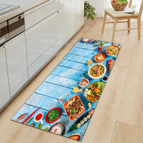Modern Style Anti-Slip Living Room Rug Kitchen & Home Entrance Doormat 100% Polyester Floor Mat